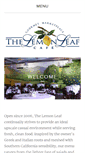 Mobile Screenshot of lemonleaf.com